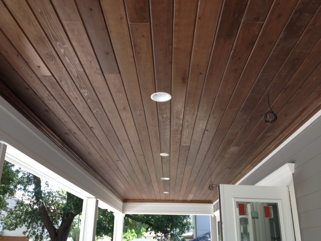 Tongue and groove ceiling - Gloger Construction