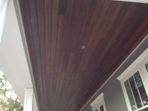 Tongue and groove ceiling